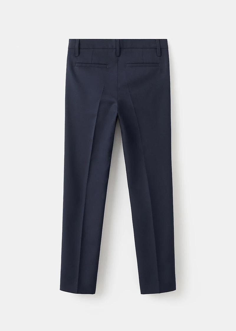 Straight suit trousers