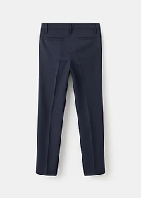 Straight suit trousers