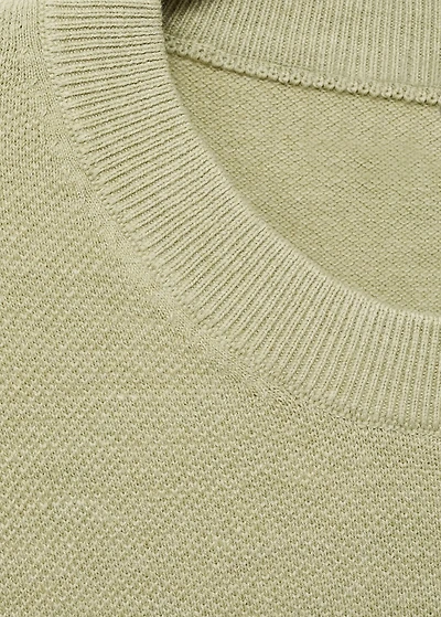Cotton fine-knit t-shirt