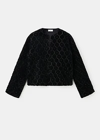 Beaded velvet jacket