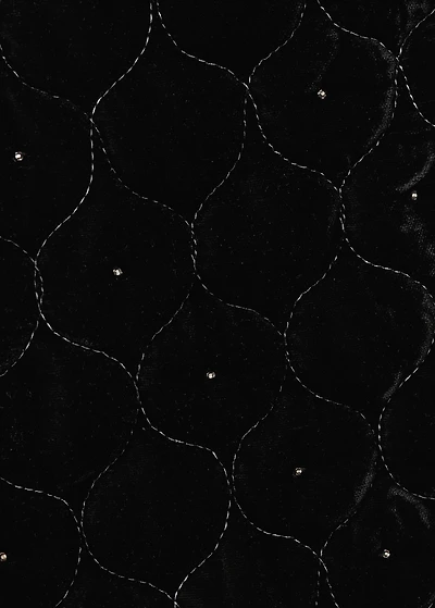 Beaded velvet jacket