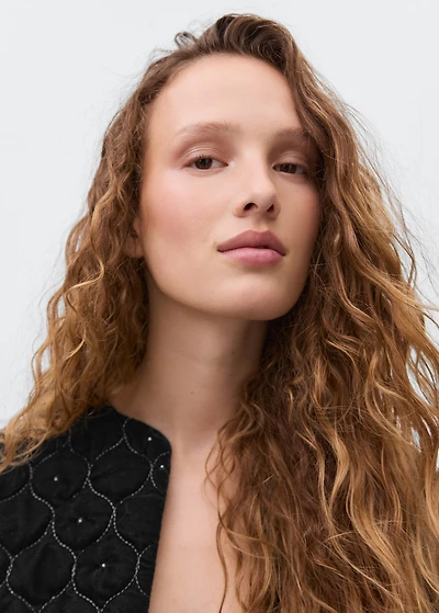 Beaded velvet jacket