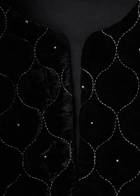 Beaded velvet jacket
