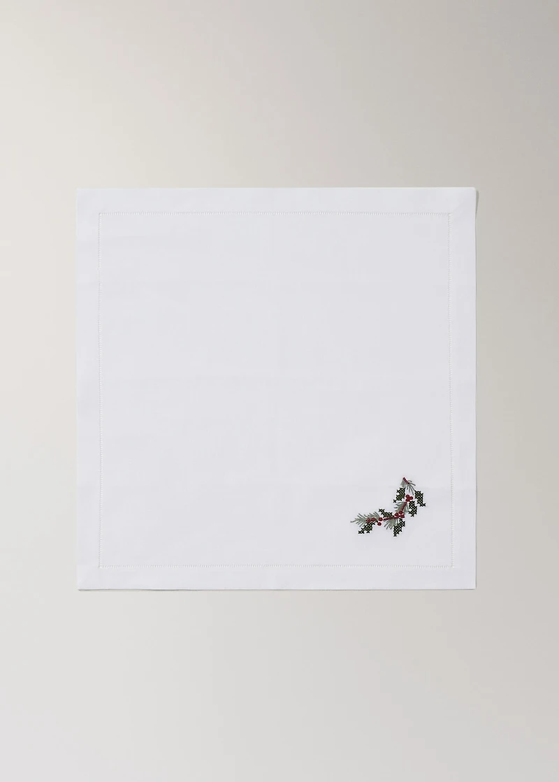 Cross-stitch napkins