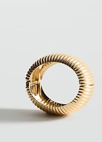 Rigid bracelet with relief