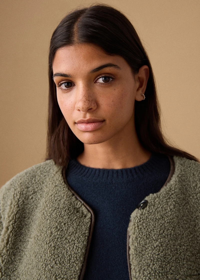 Shearling-effect jacket