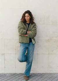 Shearling-effect jacket