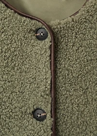 Shearling-effect jacket