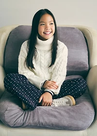 Flower culottes pants