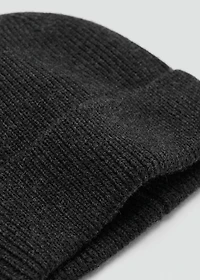 Ribbed wool hat