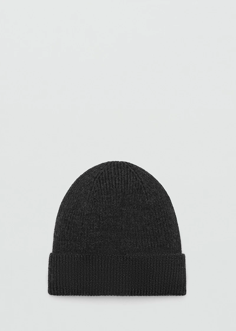 Ribbed wool hat
