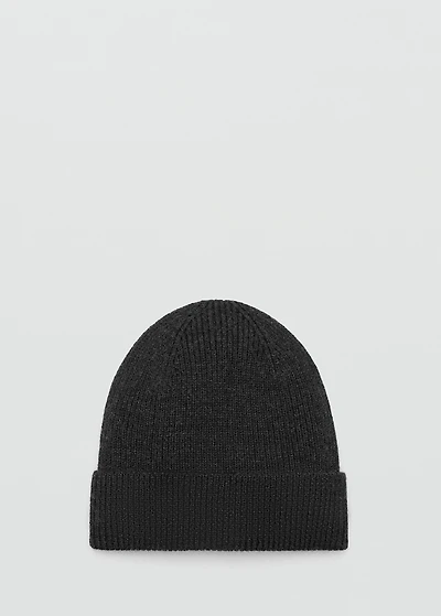 Ribbed wool hat