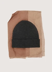 Ribbed wool hat