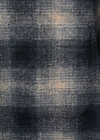 Check overshirt with pockets