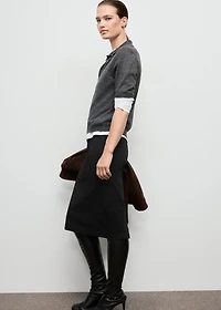 Midi pencil skirt