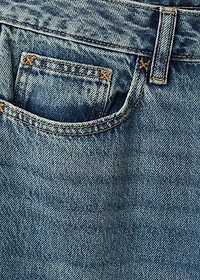 Straight cotton jeans