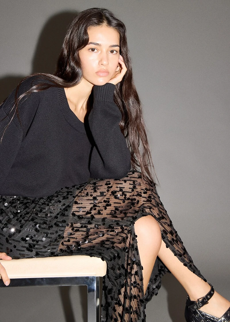 Sequin skirt
