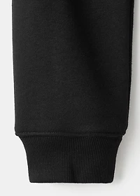 Fringed cotton-blend sweatshirt