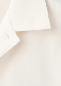 100% cotton overshirt with pockets