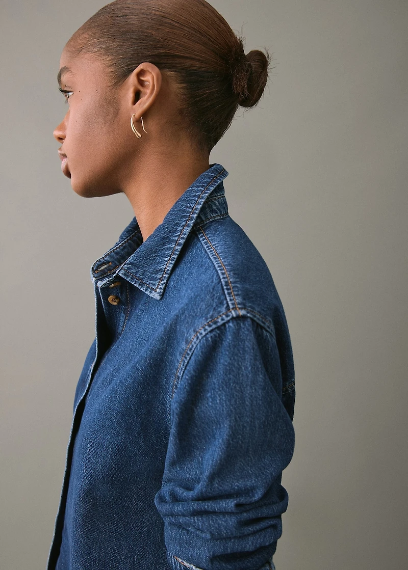 Denim cotton shirt