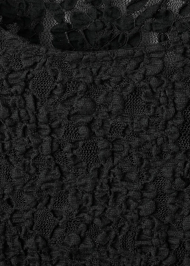 Long sleeve lace T-shirt