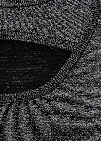 Sparkly top with opening