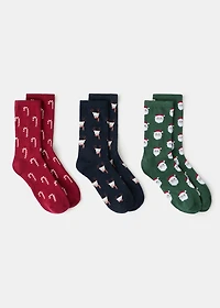 Pack of 3 Christmas stockings