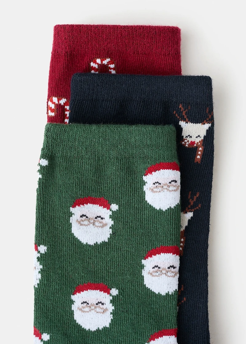 Pack of 3 Christmas stockings