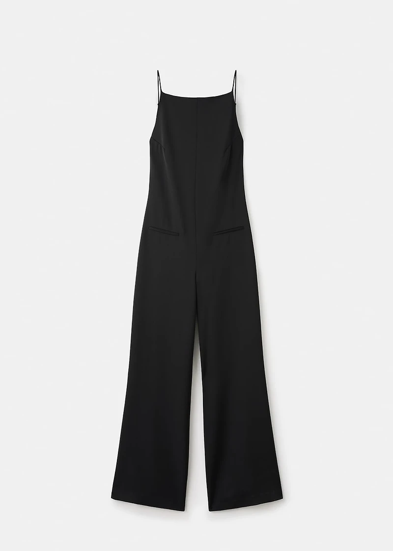 Long suit-style jumpsuit