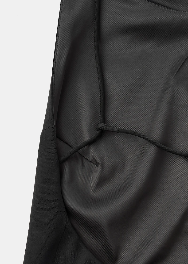 Long suit-style jumpsuit