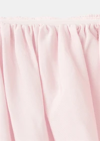 Draped asymmetrical bandeau dress