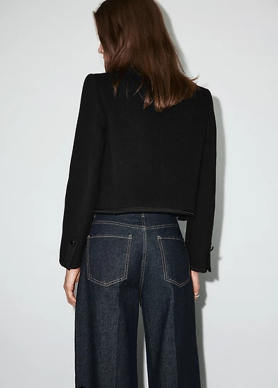 Wool military jacket