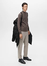 Long waterproof woven anorak with Thermolite® filling