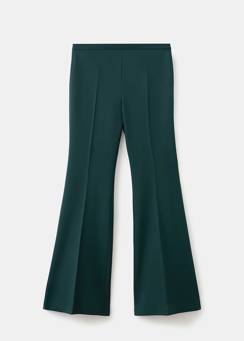 Flared suit pants