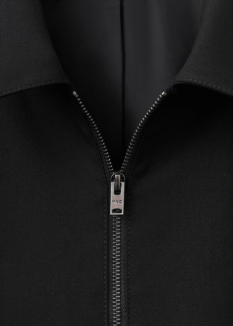 Straight-fit jacket with pockets