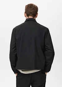 Straight-fit jacket with pockets