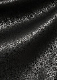 Off-the-shoulder faux-leather top