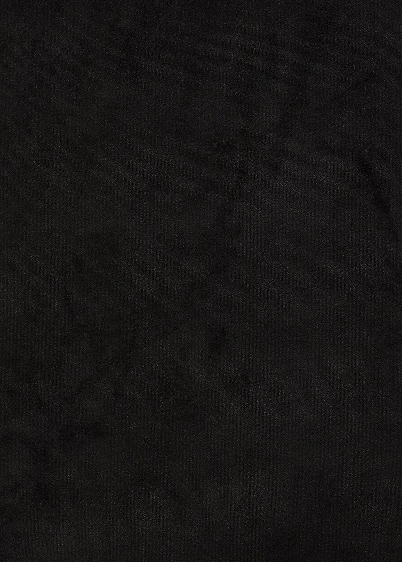 Faux-leather t-shirt