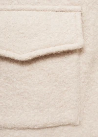 Wool jacket with pockets