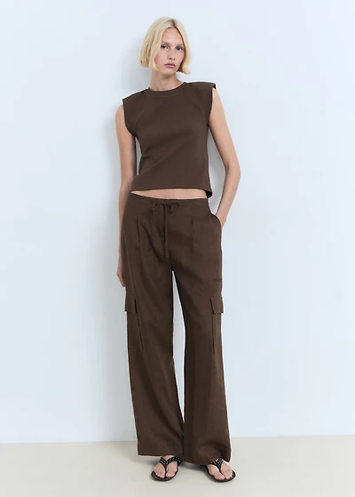 Shoulder pad t-shirt