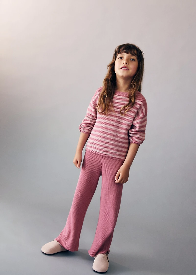 Buttons detail knit sweater