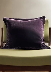 Silk velvet cushion cover 45x45 cm