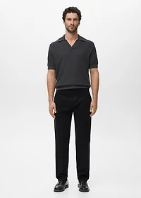 Regular fit cotton jeans