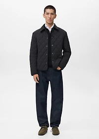 Quilted water repellent jacket