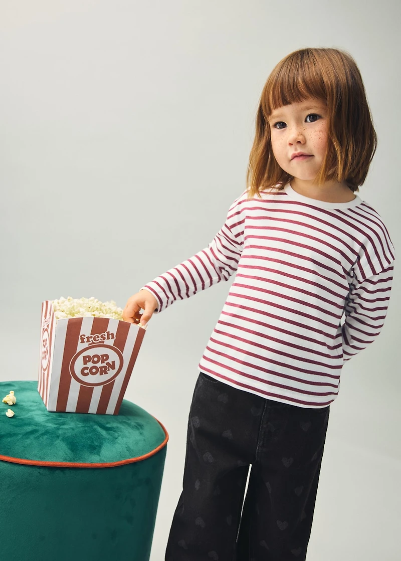 Striped cotton T-shirt