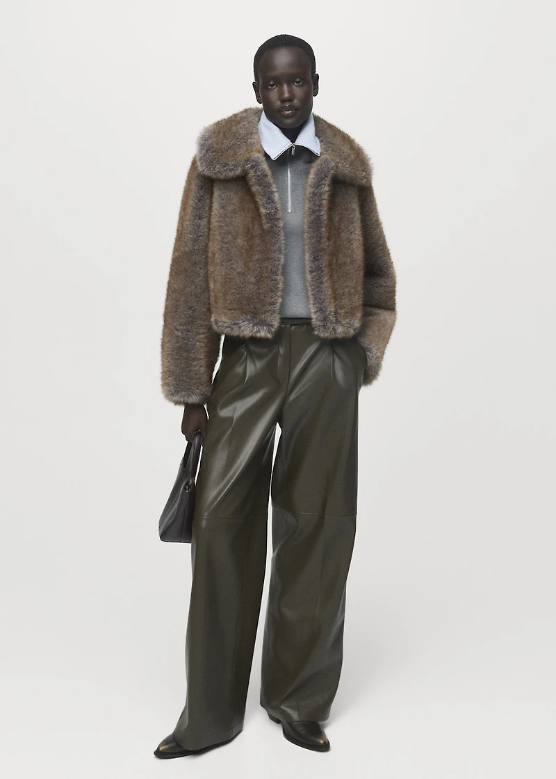 Turtleneck sweater with zip