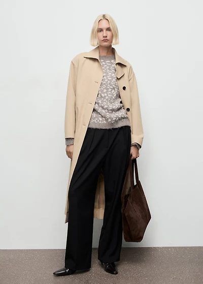 Animal print sweater