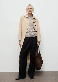 Animal print sweater