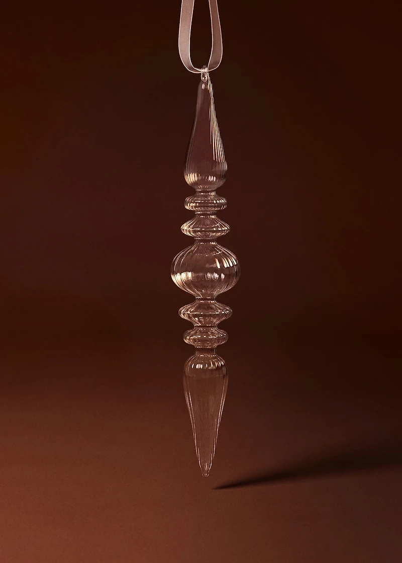 100% borosilicate glass drop decoration