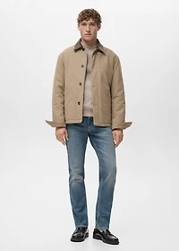 Jan slim-fit faded medium-wash Jeans